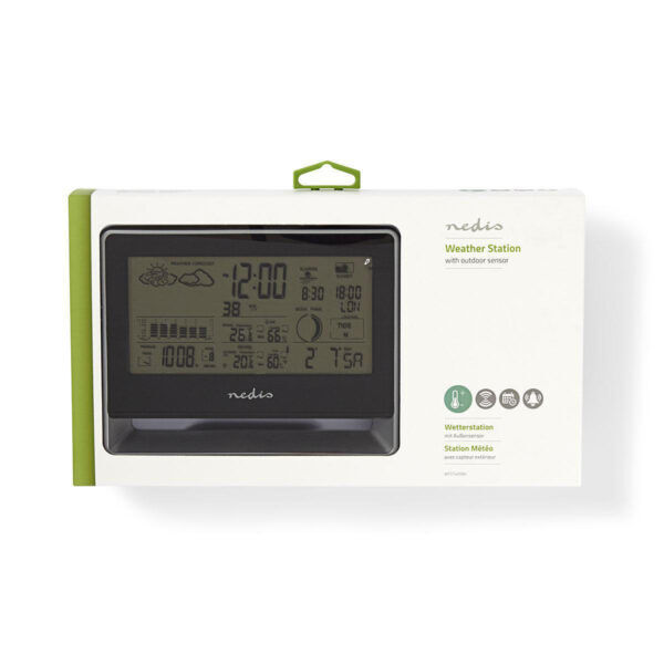 Weerstation | Binnen & Buiten | Inclusief draadloze weersensor - Afbeelding 10