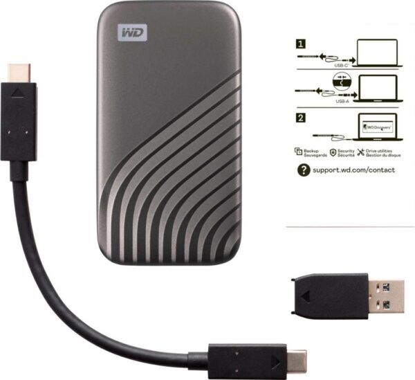 Western Digital My Passport 1TB 2.5" USB-C - Afbeelding 2