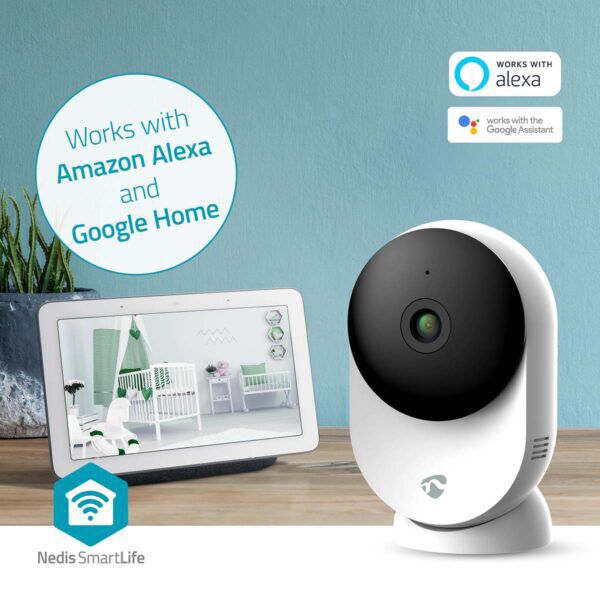 SmartLife Camera voor Binnen | Wi-Fi | 3MP Full HD | Nachtzicht | Wit - Afbeelding 5