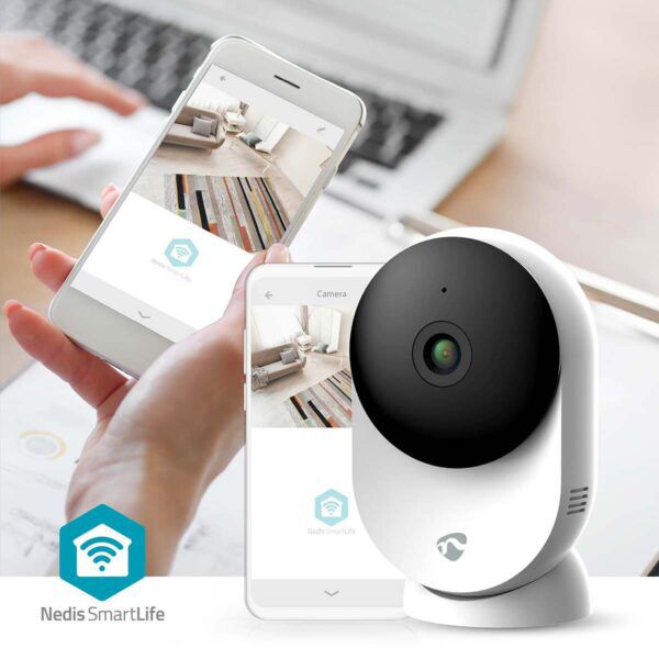 SmartLife Camera voor Binnen | Wi-Fi | 3MP Full HD | Nachtzicht | Wit - Afbeelding 9