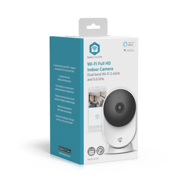 SmartLife Camera voor Binnen | Wi-Fi | 3MP Full HD | Nachtzicht | Wit - Afbeelding 3