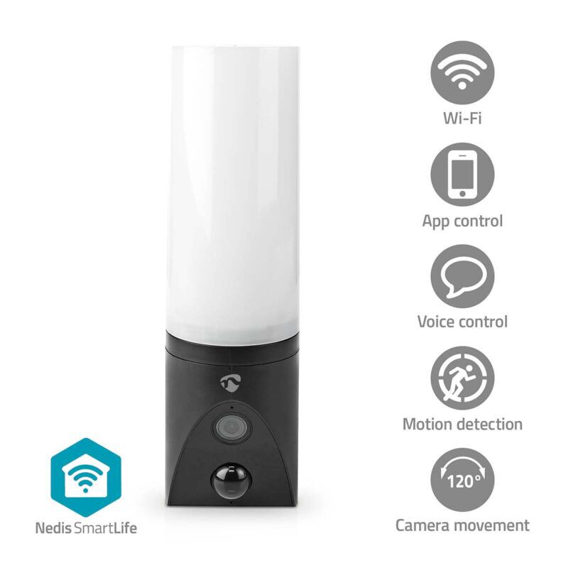 Product thumbnail SmartLife Wi-Fi Buitenlamp met Camera | Full HD