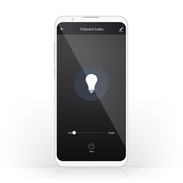Wi-Fi Smart LED-Lamp | E27 | A60 | 5 W | 500LM - Afbeelding 5