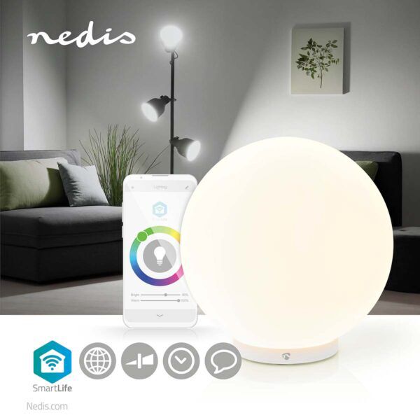 SmartLife Sfeerverlichting Bol | Wi-Fi | 360 lm | RGB / Warm tot Koel Wit | 5 W - Afbeelding 13