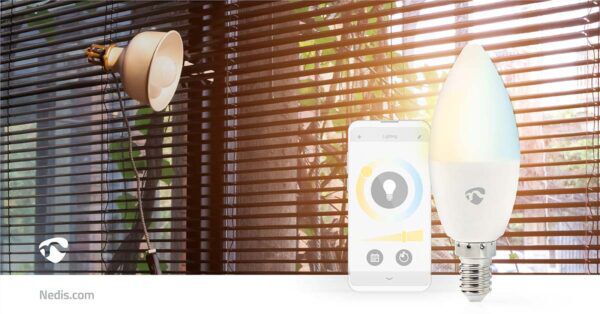 SmartLife LED Kaars | Wi-Fi | E14 | 470 lm | 4.9 W | Warm tot Koel Wit | 2700K - 6500K - Afbeelding 4