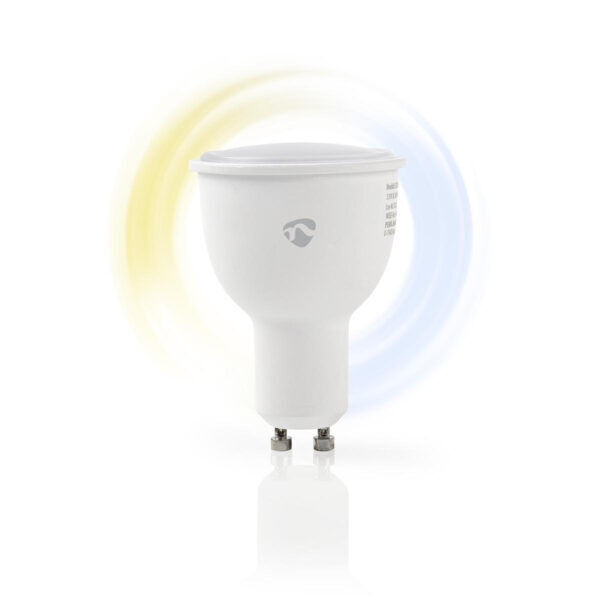 Wi-Fi smart LED-lamp | Warm- tot Koud-Wit | GU10 | 380LM