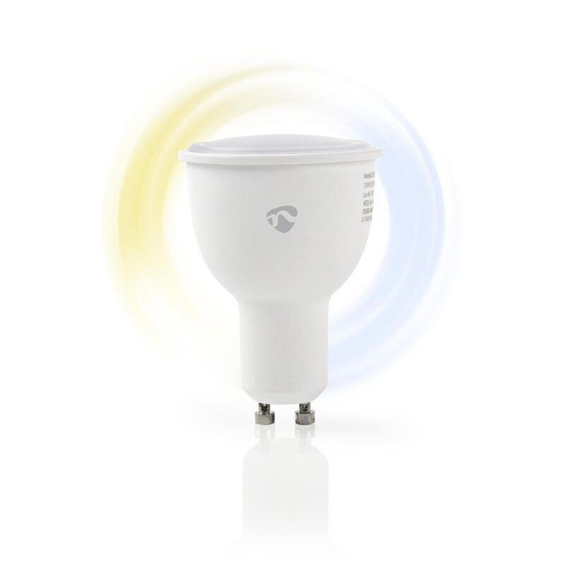 Product thumbnail Wi-Fi smart LED-lamp | Warm- tot Koud-Wit | GU10 | 380LM