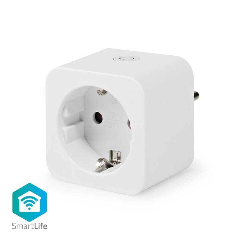 Product thumbnail SmartLife Slimme Stekker | Wi-Fi | IP21 | Energiemeter | 3680 W | 1 Stuks