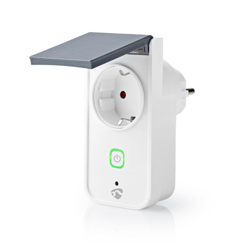 Product thumbnail Wi-Fi Smartlife Stopcontact voor Buiten | Spatwaterbestendig | IP44 | Verbruiksmonitor | Schuko Type F | 16 A