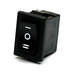 Product thumbnail VERMOGEN ROCKERSCHAKELAAR 3A-250V SPDT ON-OFF-ON