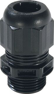 Product thumbnail Wiska Metrische Wartel M20 zwart