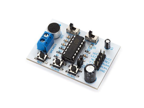 Product thumbnail ISD1820 AUDIO-OPNAME-/AFSPEELMODULE