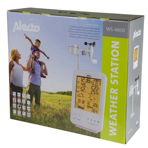 WS-4800 Professioneel weerstation met draadloze sensor wit - Afbeelding 3