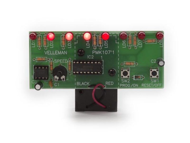 Product thumbnail Educatieve soldeerkit, looplicht met leds