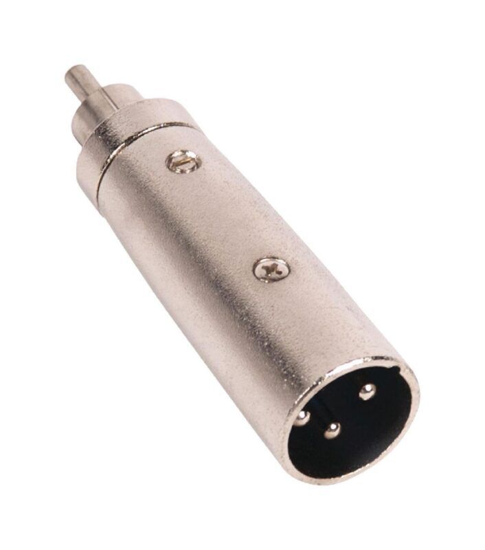 Product thumbnail XLR-ADAPTER XLR 3-POLIG MALE - RCA MALE
