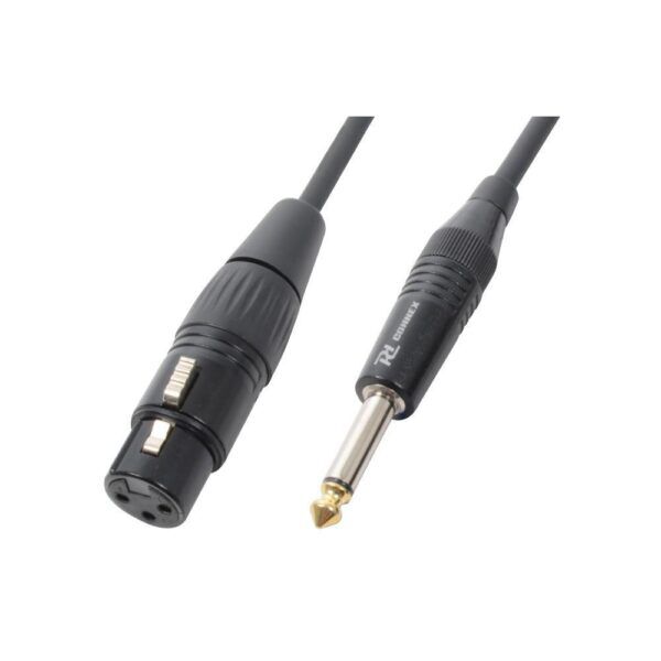 Connex Kabel | XLR Female - 6.3 mono | 3 meter