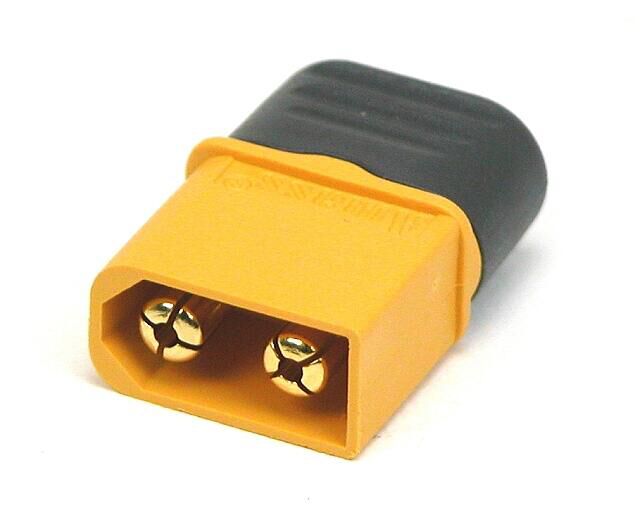 Product thumbnail XT60 Voedingsconnector 2-polig Male 30A - 500Vdc met kap