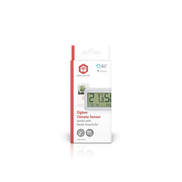 SmartLife Klimaatsensor | Zigbee 3.0 | Batterij Gevoed | Android / IOS | Wit - Afbeelding 7