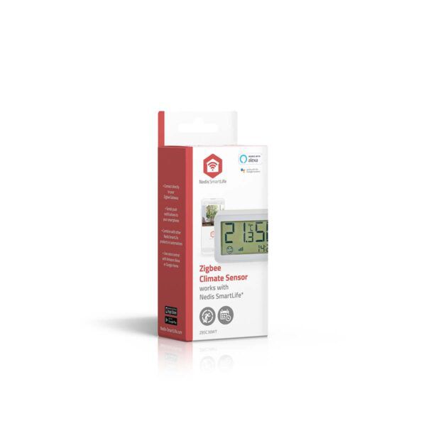 SmartLife Klimaatsensor | Zigbee 3.0 | Batterij Gevoed | Android / IOS | Wit - Afbeelding 9