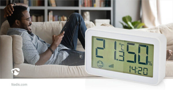 SmartLife Klimaatsensor | Zigbee 3.0 | Batterij Gevoed | Android / IOS | Wit - Afbeelding 10