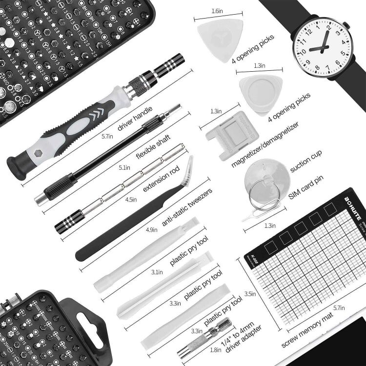 Product thumbnail 122 in 1 Precisie Magnetische Schroevendraaierset