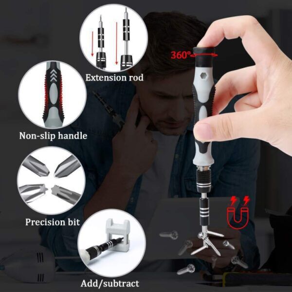 122 in 1 Precisie Magnetische Schroevendraaierset - Afbeelding 2