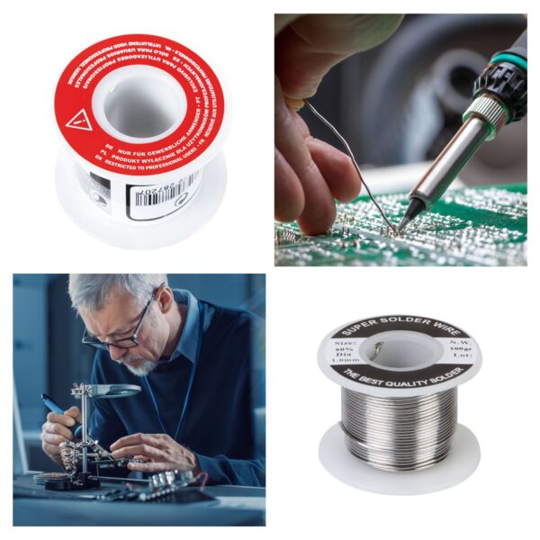 SOLDEER Sn 60% Pb 40% - 1mm 100g - Afbeelding 3