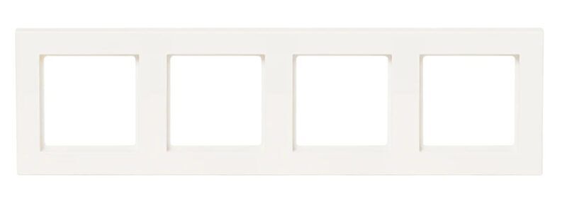 Product thumbnail ION afdekraam 4-voudig - V1 alpin wit glanzend