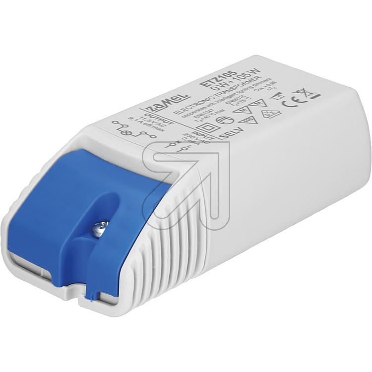 Product thumbnail ETZ elektronische LED/halogeen-trafo 0.1 tot 105Watt