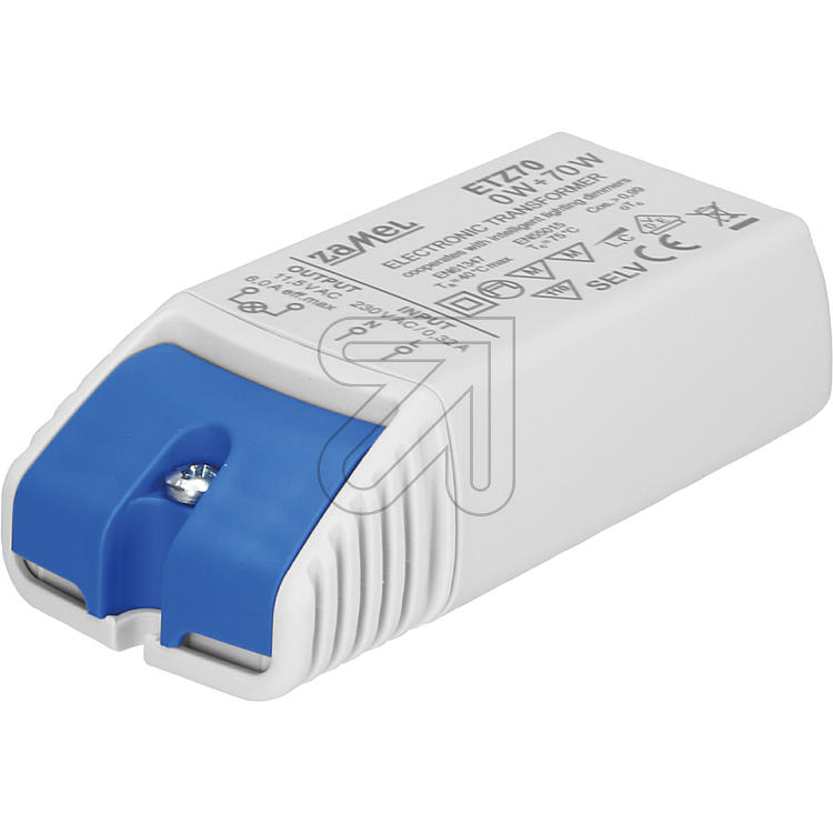 Product thumbnail ETZ elektronische LED/halogeen-trafo 0.1 tot 70Watt