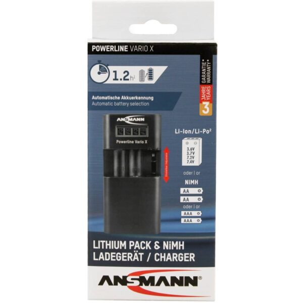 ANSMANN VARIO X LADER VOOR NIMH / LI-ION PACK - Afbeelding 4