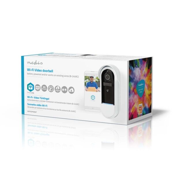 SmartLife Videodeurbel bedraad of op accu - Afbeelding 3
