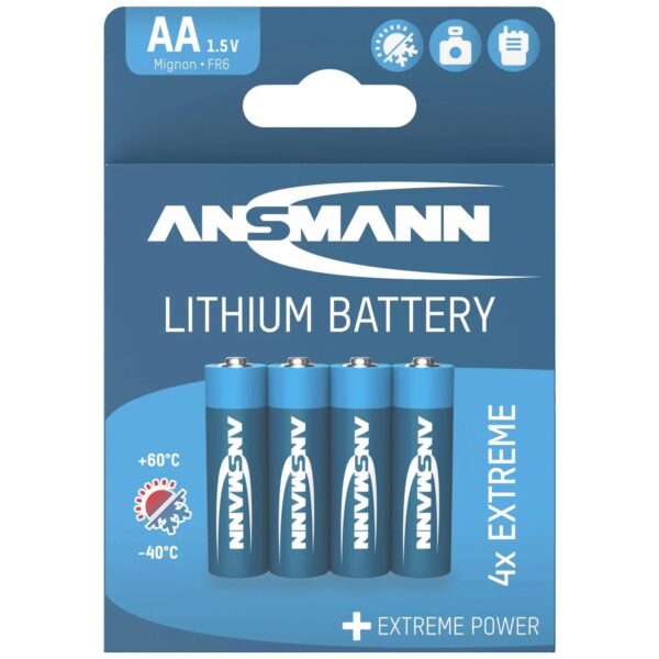 Ansmann Extreme AA battery Lithium 1.5 V 4pcs