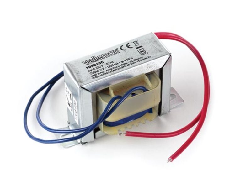 Product thumbnail OPEN-CHASSIS TRANSFORMATOR 10 VA 1 x 9 V~ 1200 mA max.