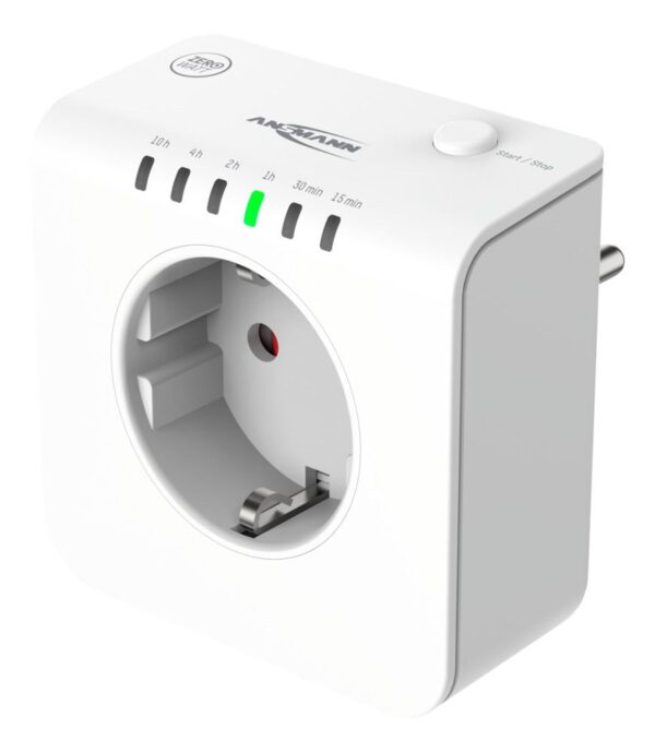 ANSMANN AES1.5 TIMER STEKKER WIT