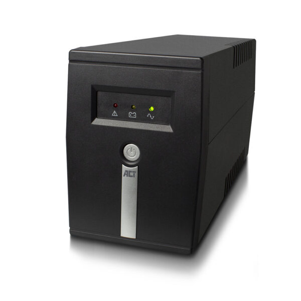 ACT 600VA UPS noodstroomvoorziening, 1x IEC C13, 1x type F female
