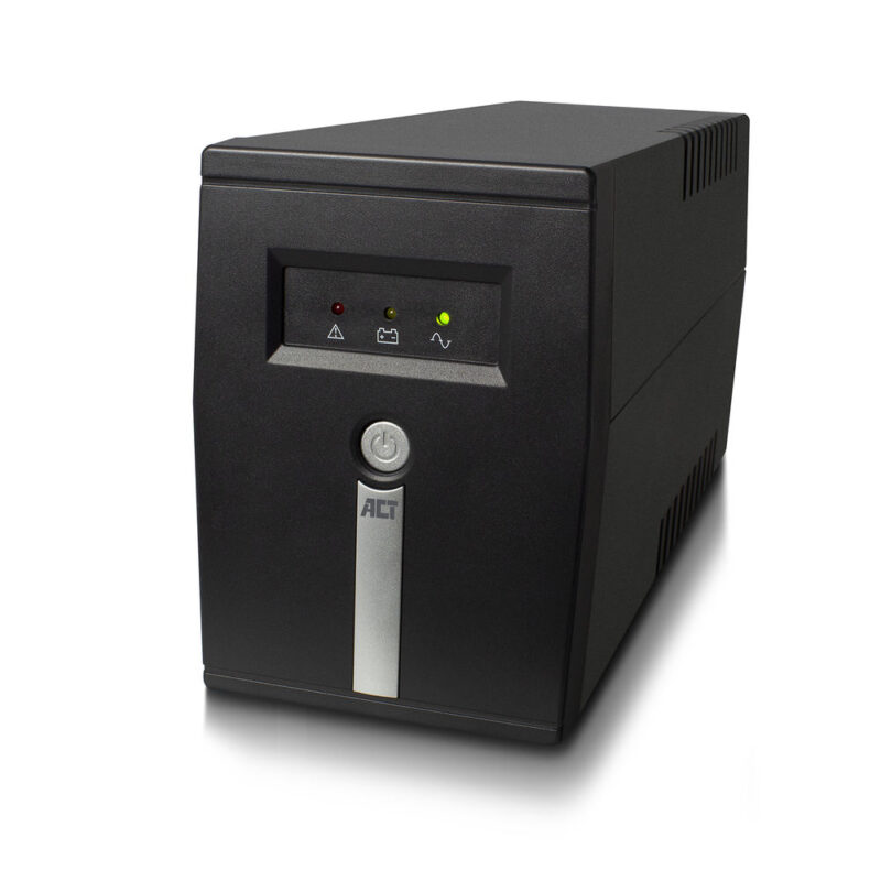 Product thumbnail ACT 600VA UPS noodstroomvoorziening, 1x IEC C13, 1x type F female