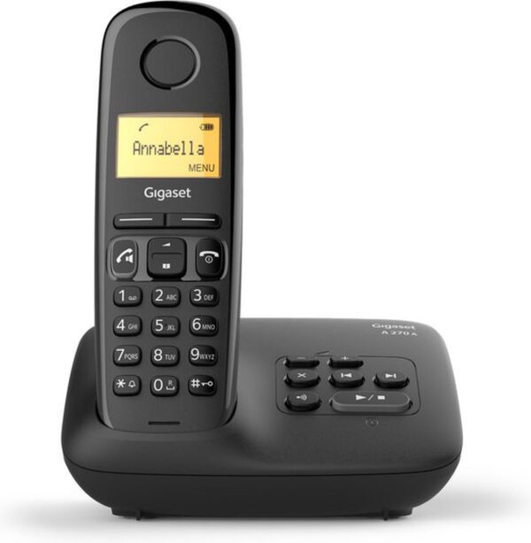 Gigaset A270A draadloze DECT Zwart met antwoordapparaat - Afbeelding 3