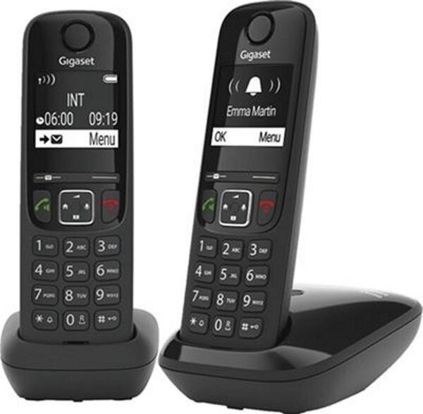 Gigaset AS690 draadloze duo DECT Zwart