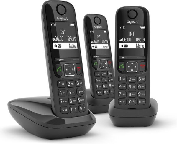 Gigaset AS690 draadloze trio DECT Zwart - Afbeelding 4
