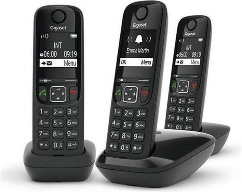 Product thumbnail Gigaset AS690 draadloze trio DECT Zwart