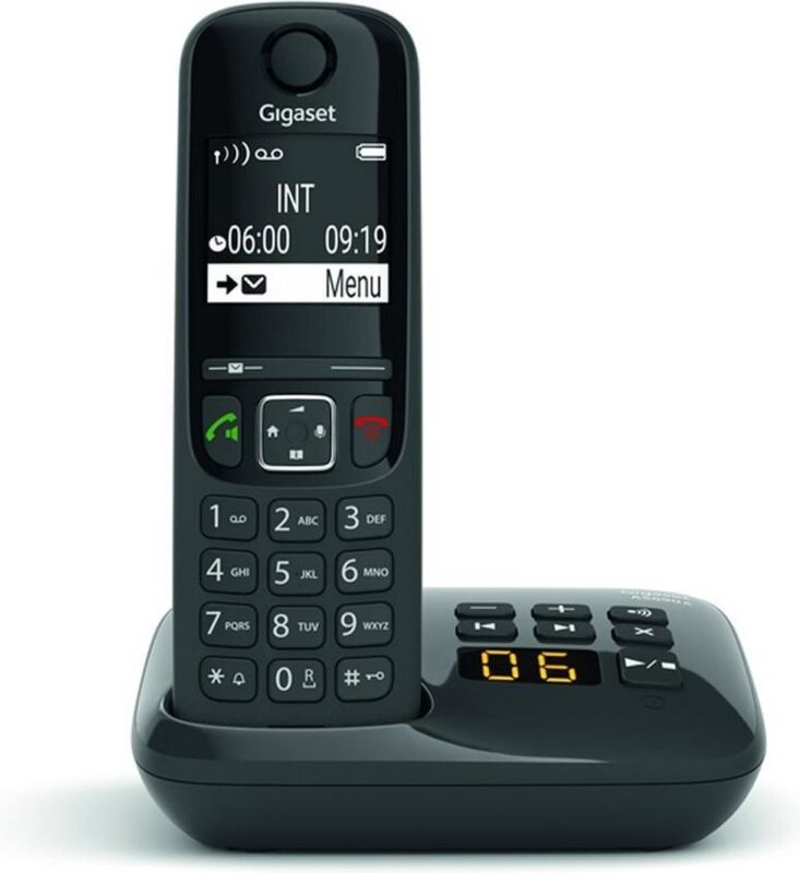 Product thumbnail Gigaset AS690A draadloze DECT Zwart met antwoordapparaat