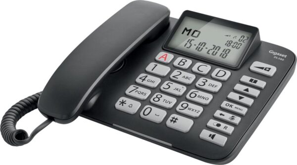 Gigaset DL580 Vaste Telefoon Met Display (Zwart) - Afbeelding 2