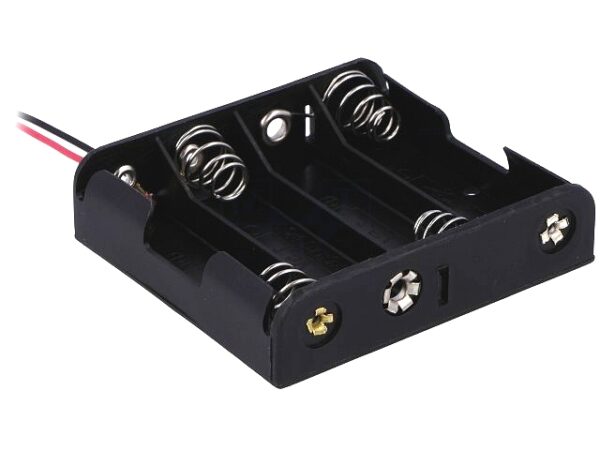 BATTERIJHOUDER VOOR 4 x AA-BATTERIJEN