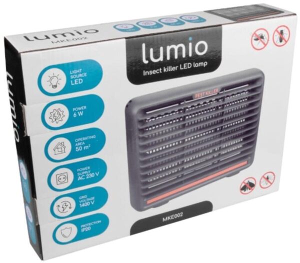 Insectenlamp LED 6W 1400V 50m² - Afbeelding 3