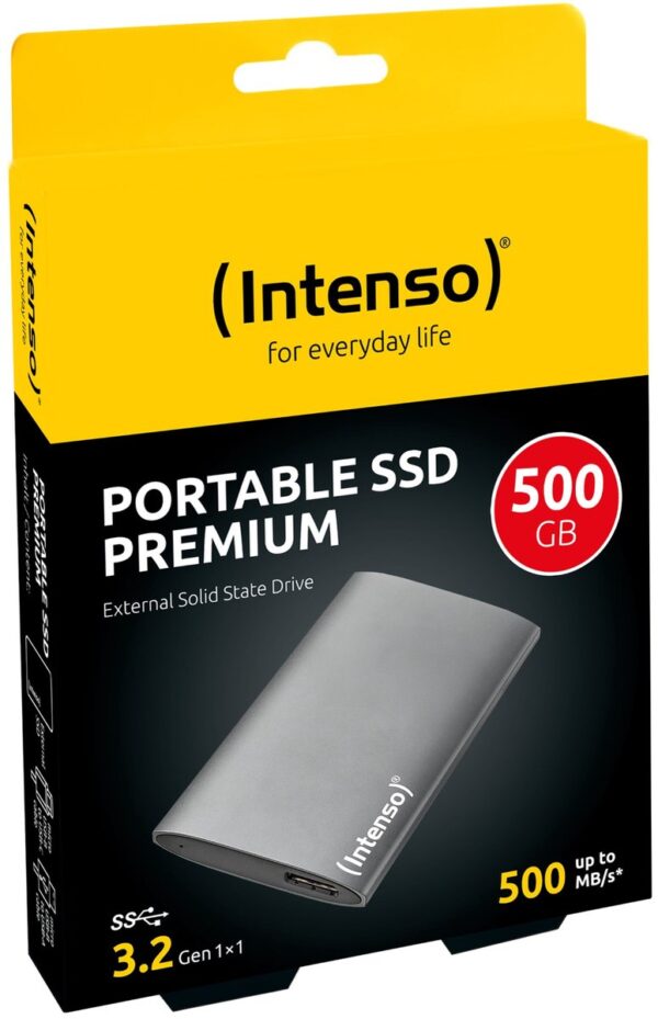 Intenso Portable SSD Premium 500 GB - USB 3.2 - Afbeelding 2