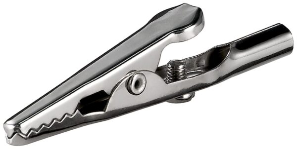 KROKODILLENKLEM METAAL 4mm MET SCHROEF