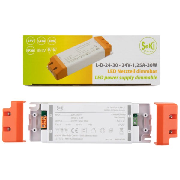 LED-voeding 30W 24VDC dimbaar - Afbeelding 4