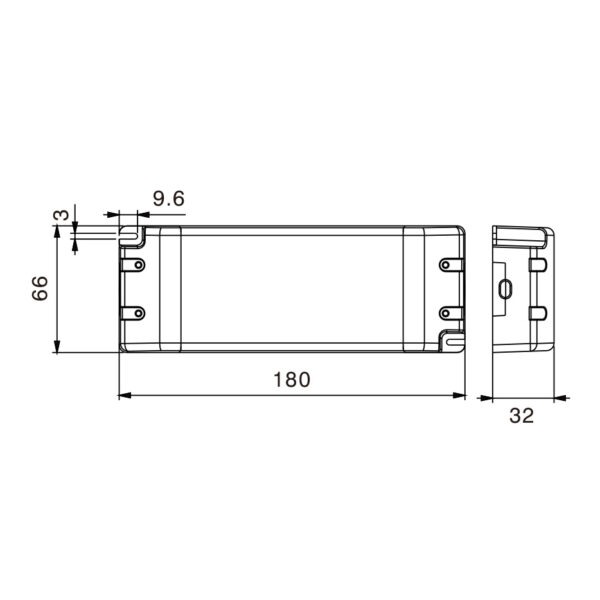 LED-voeding 50W 24VDC dimbaar - Afbeelding 3
