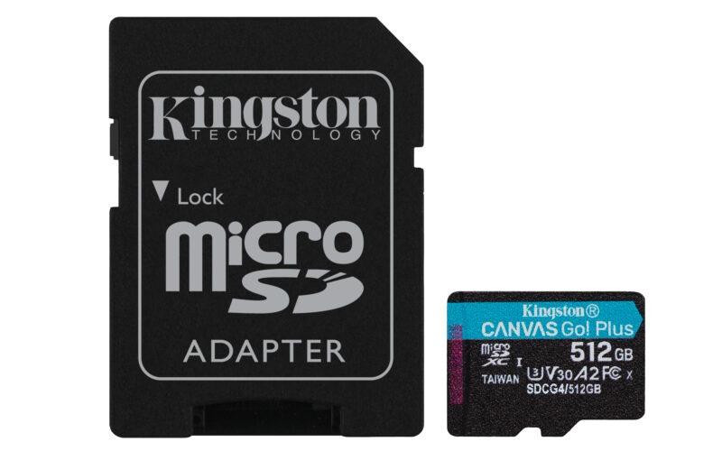 Product thumbnail Kingston 512GB Micro SDXC kaart Canvas Go! Plus